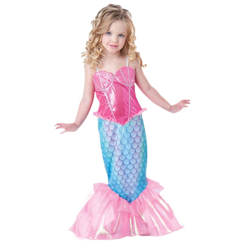 Suspender Mermaid Fashion Party Dress Multicolour