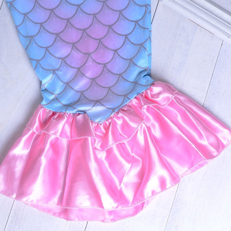 Suspender Mermaid Fashion Party Dress Multicolour