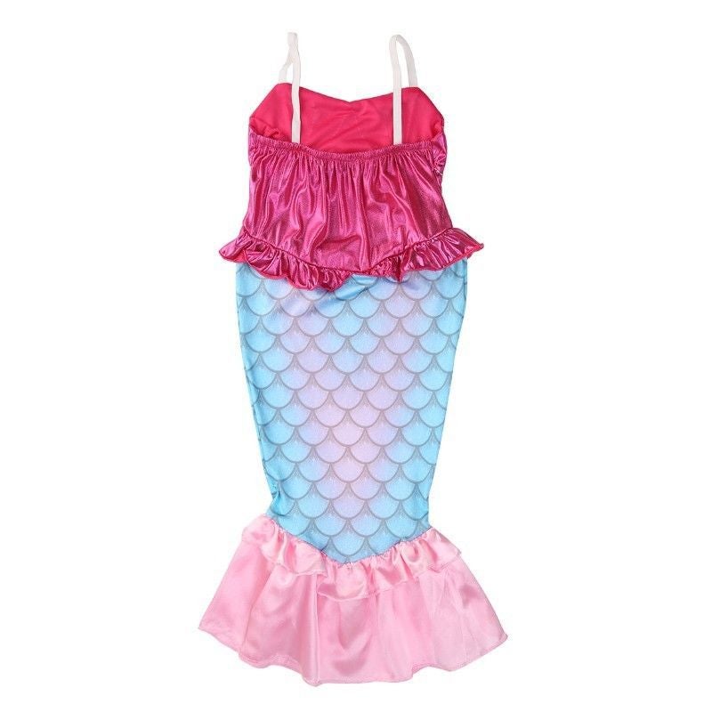 Suspender Mermaid Fashion Party Dress Multicolour
