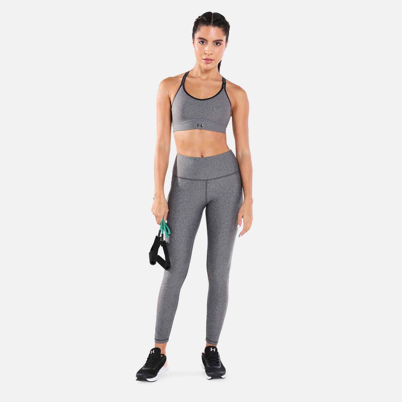 Women's UA Infinity Mid Heather Cover Sports Bra