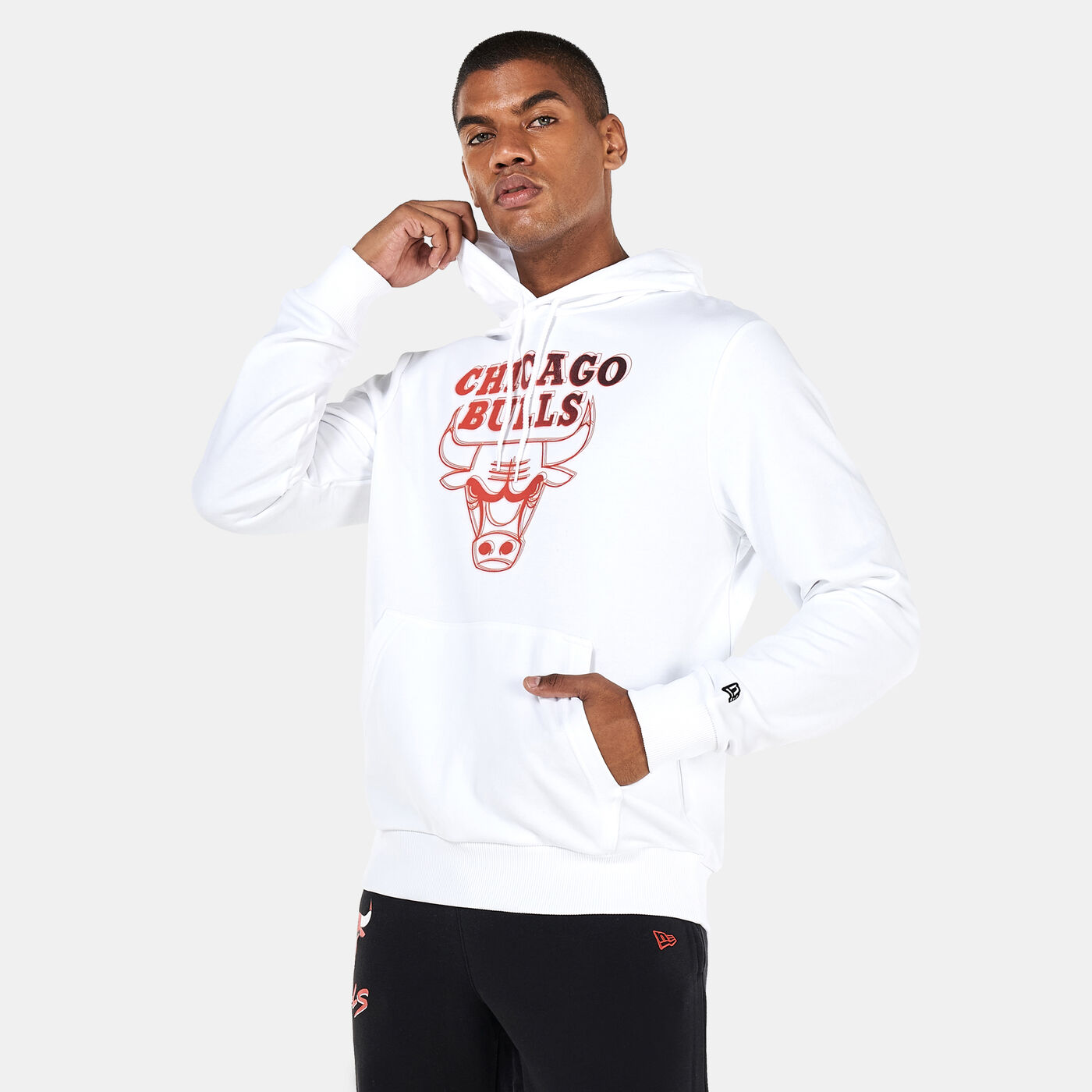 Men's NBA Chicago Bulls Neon Fade Hoodie