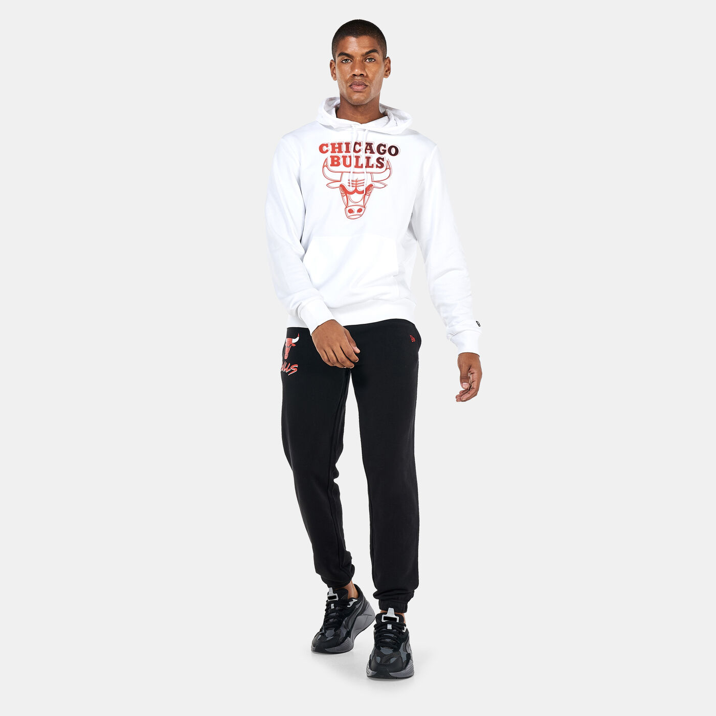 Men's NBA Chicago Bulls Neon Fade Hoodie
