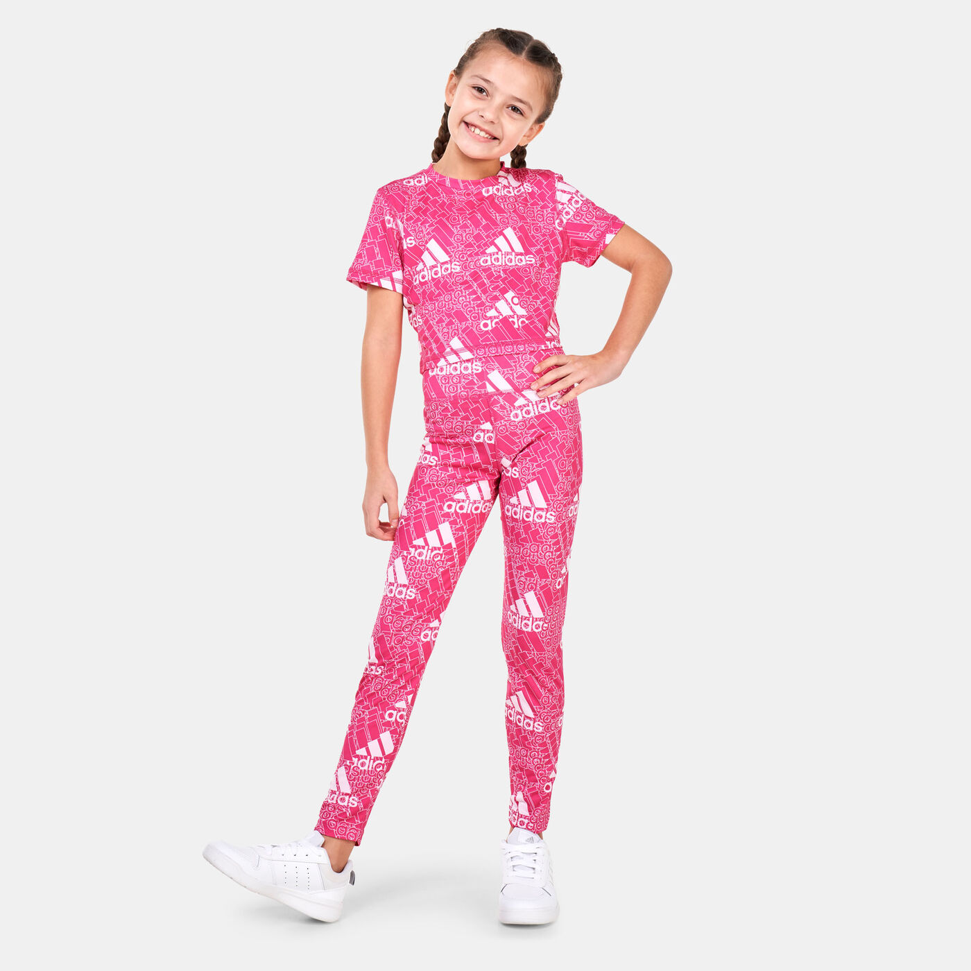 Kids' AEROREADY Designed to Move BrandLove Leggings