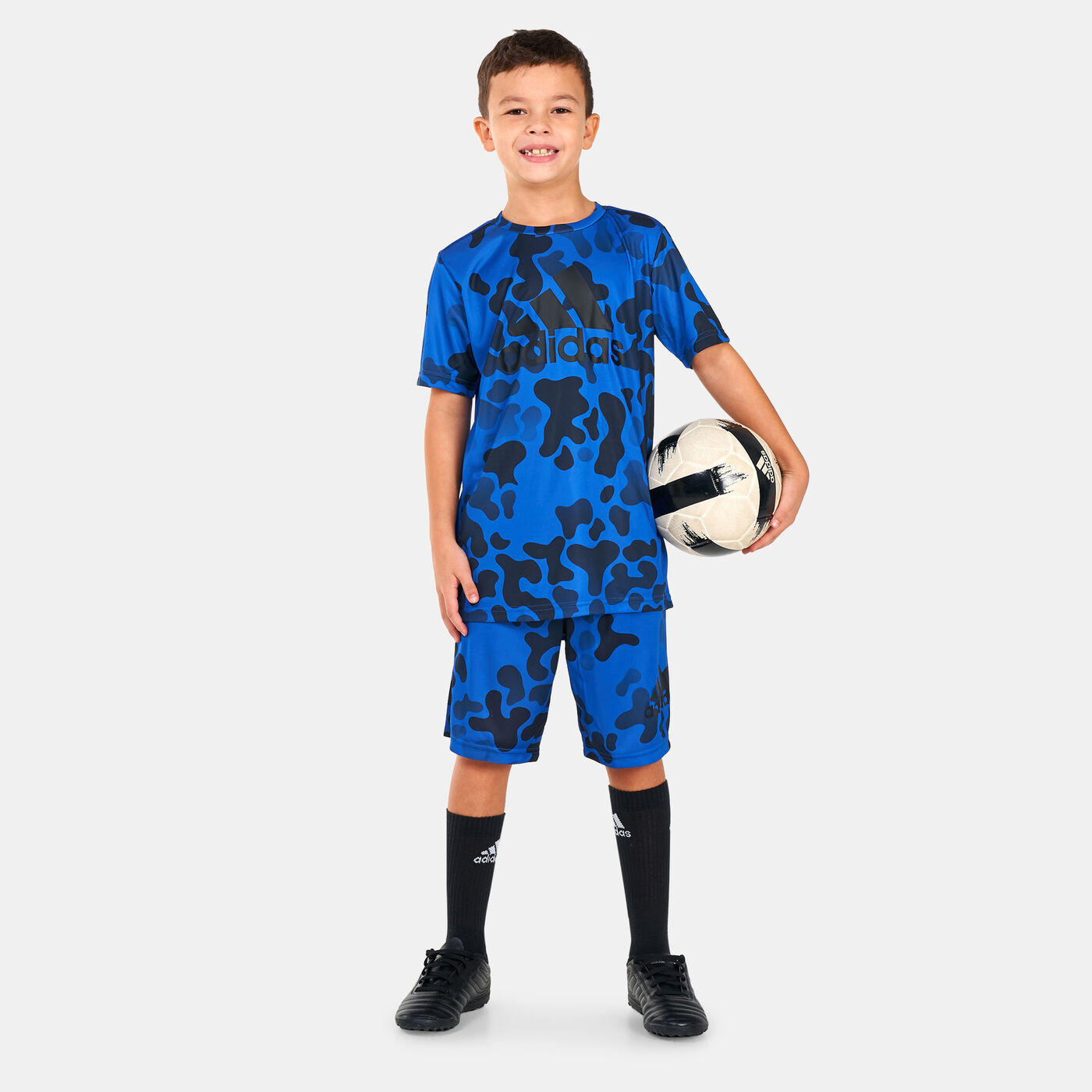 Kids' Designed To Move Camo Shorts