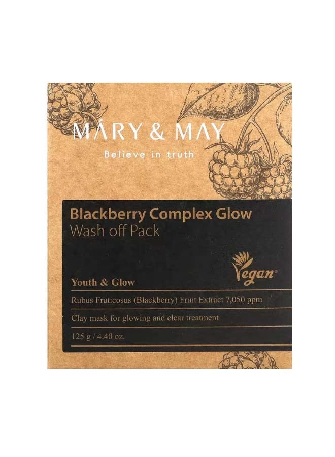 Blackberry Complex Glow Wash Off Pack 4.4 oz 125 g