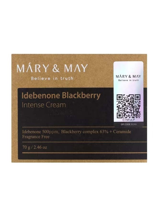 Idebenone Blackberry Intense Cream 2.46 oz 70 g