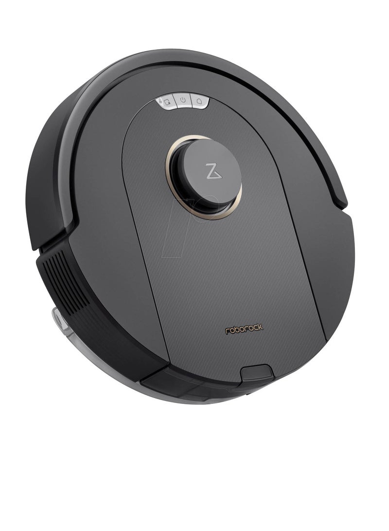 Q5 Pro Robotic Vacuum And Mop Combo, DuoRoller Brush, 5500Pa Suction, LiDAR Navigation, Robotic Vacuum Cleaner With Large Dustbin, 240Min Runtime, Smart No-Go Zone, Perfect For Pet Hair 770 ml 58 W Q50ULE Black