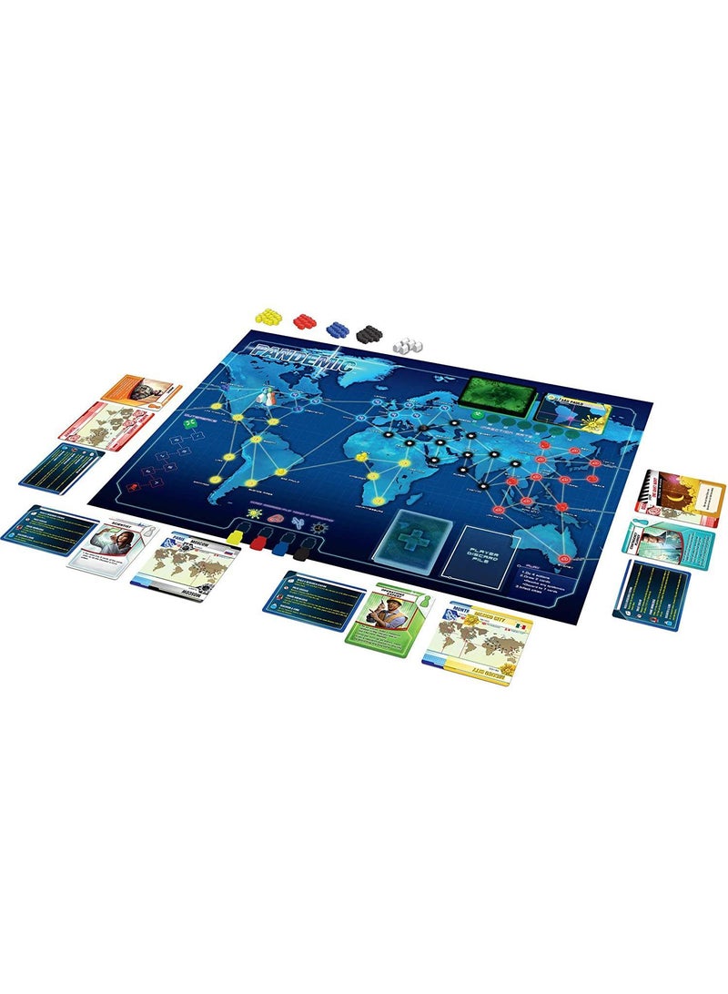 Pandemic Board Game With Game Silicone Pad