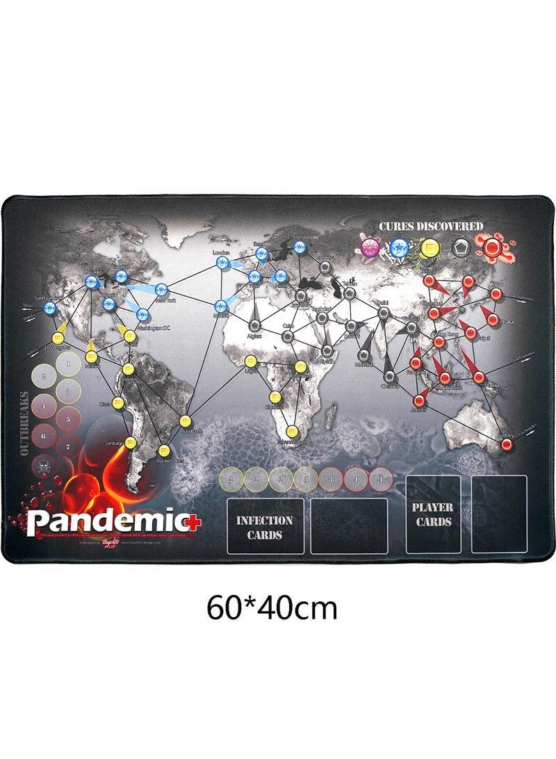 Pandemic Board Game With Game Silicone Pad