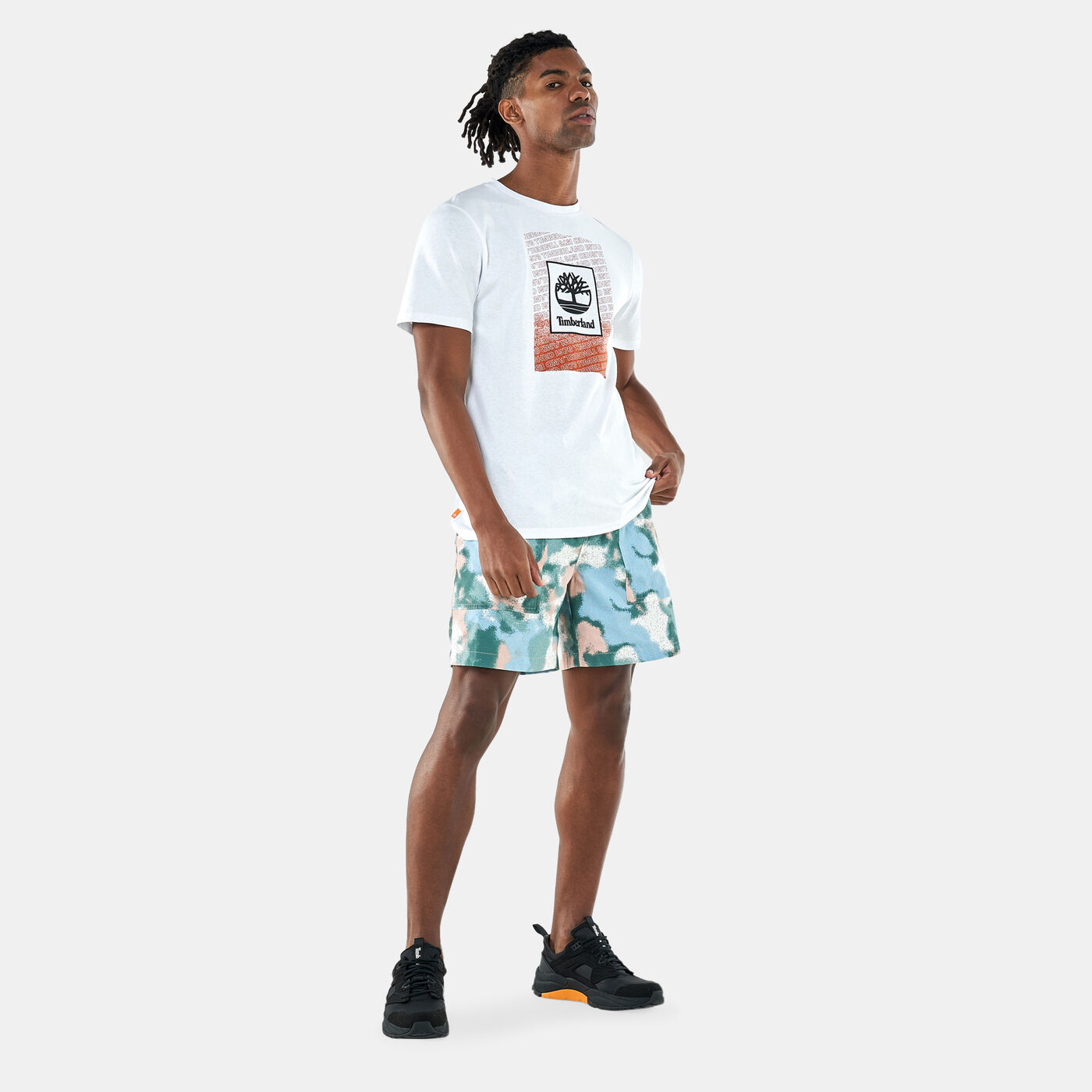 Men's Summer Allover Print Shorts