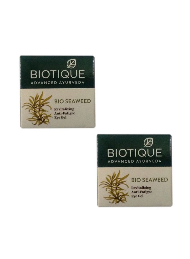 2-Piece Bio Seaweed Revitalizing Anti Fatigue Eye Gel Set 15grams