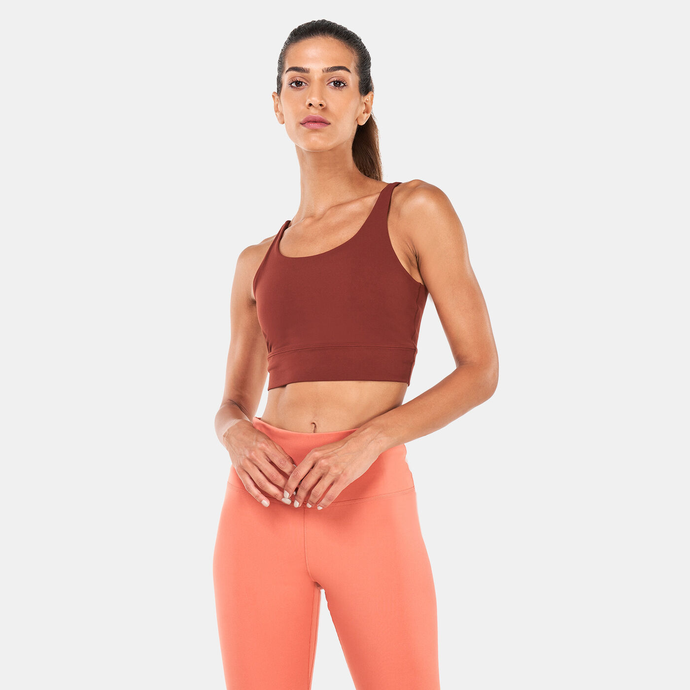 Women's Yoga Luxe Infinalon Crop Top