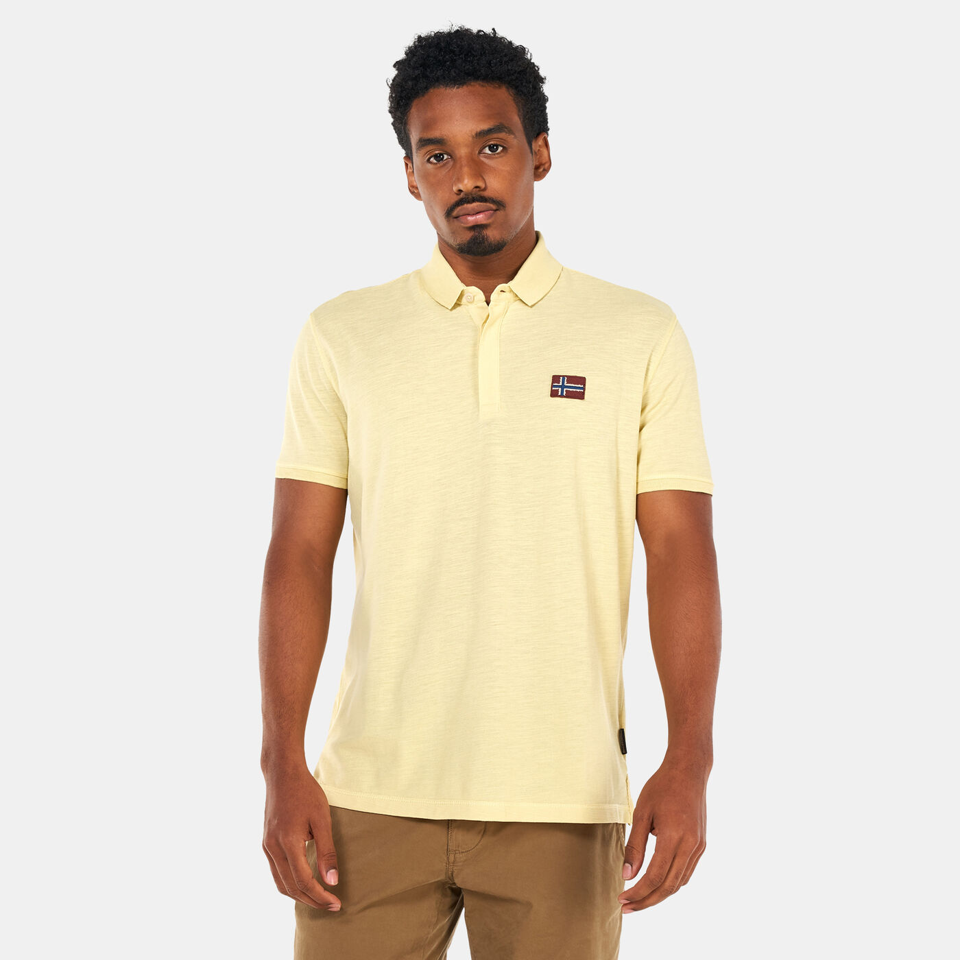 Men's EBEA 1 Yellow Banana Polo Shirt