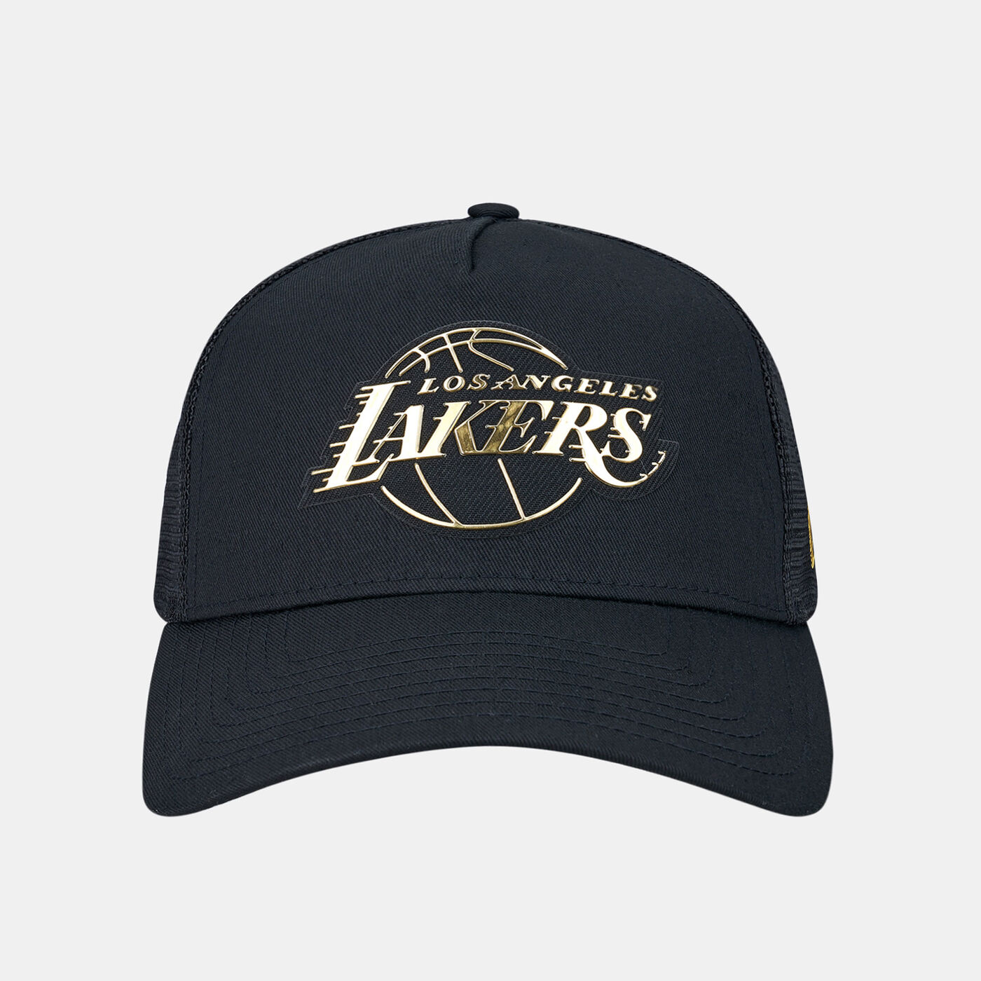 Men's Foil Logo LA Lakers Trucker Cap