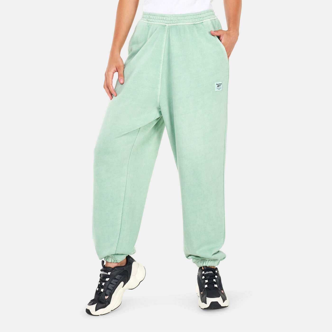 Women's Classics Natural Dye Small Logo French Terry Sweatpants