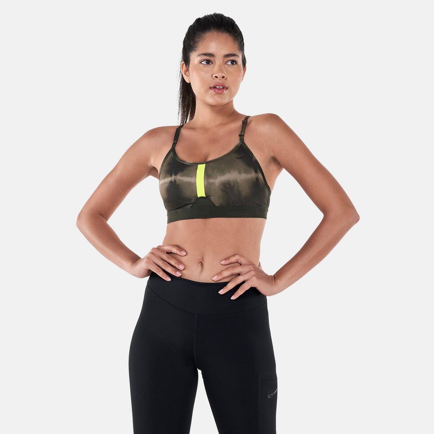 Women's Indy Dye Allover Print Sports Bra