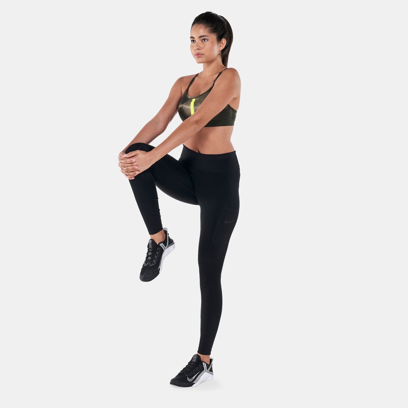 Women's Indy Dye Allover Print Sports Bra