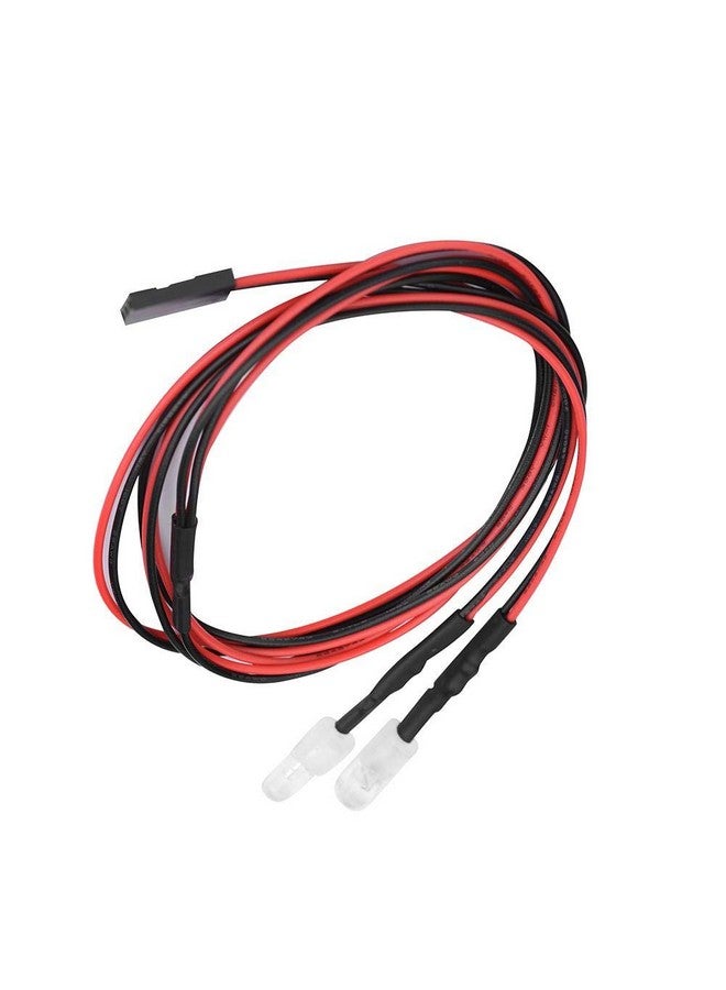 Rc Led Light Kits 2Pcs 5Mm Headlights Rc Accessory Led Lights For 1/10 Model Drift Car Vehicle(12 Red Light)