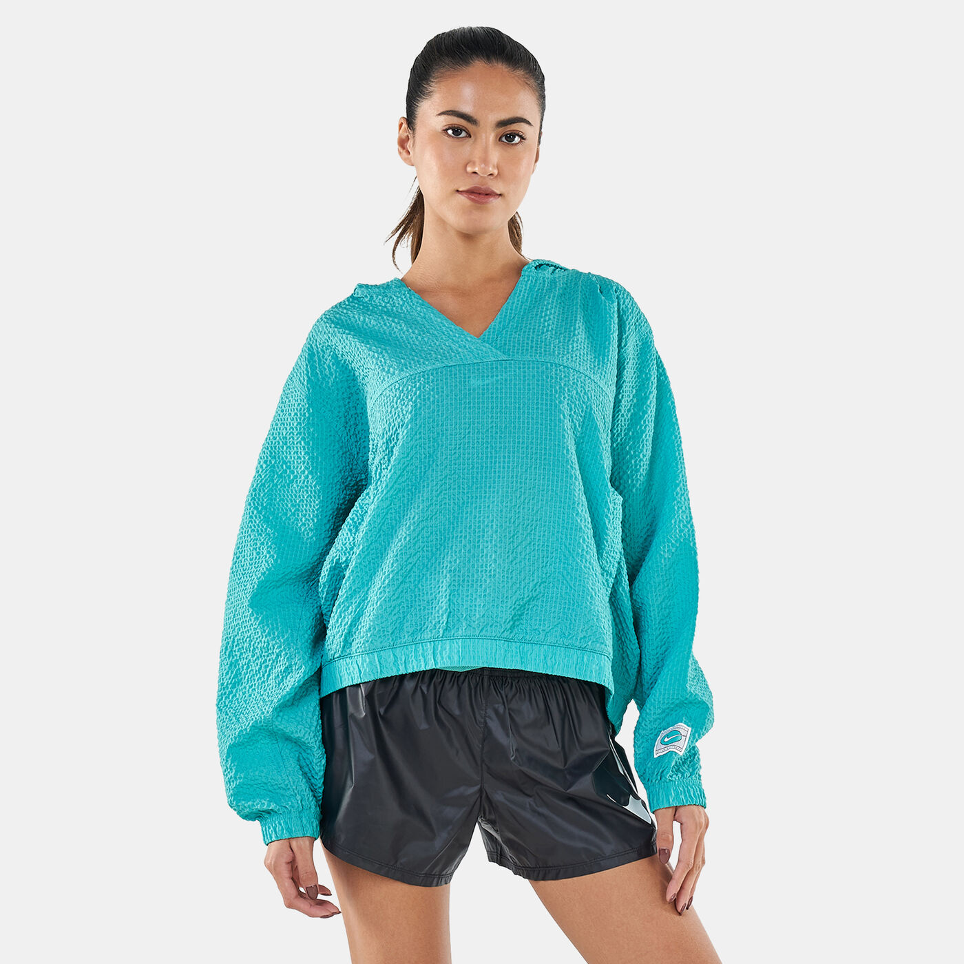 Women's Icon Clash Woven Running Pullover Jacket