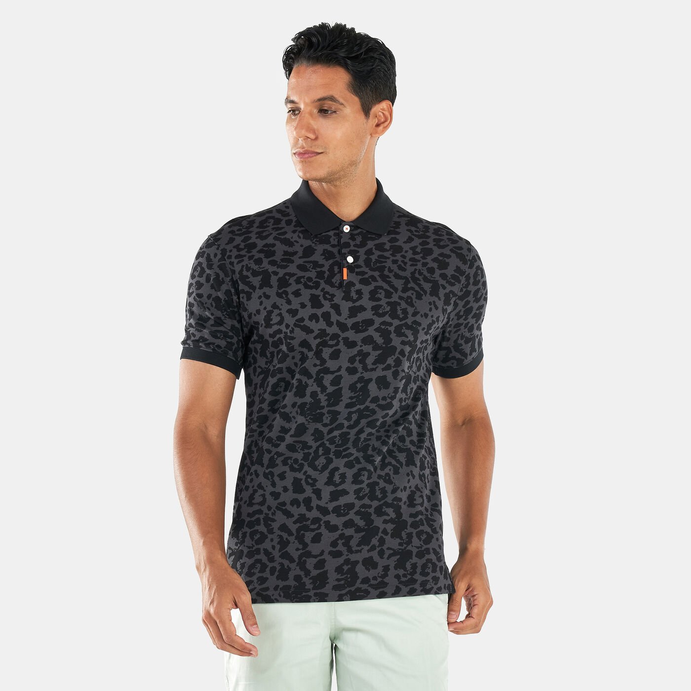 Men's Golf Primal Print Polo T-Shirt