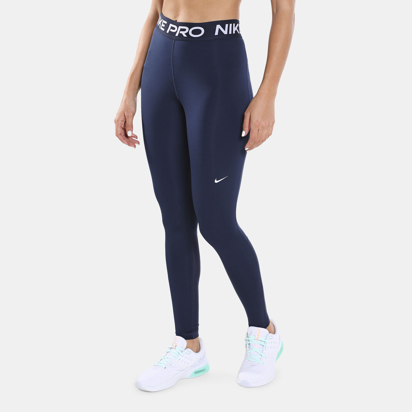 Women's Pro Mid-Rise Mesh-Panelled Leggings