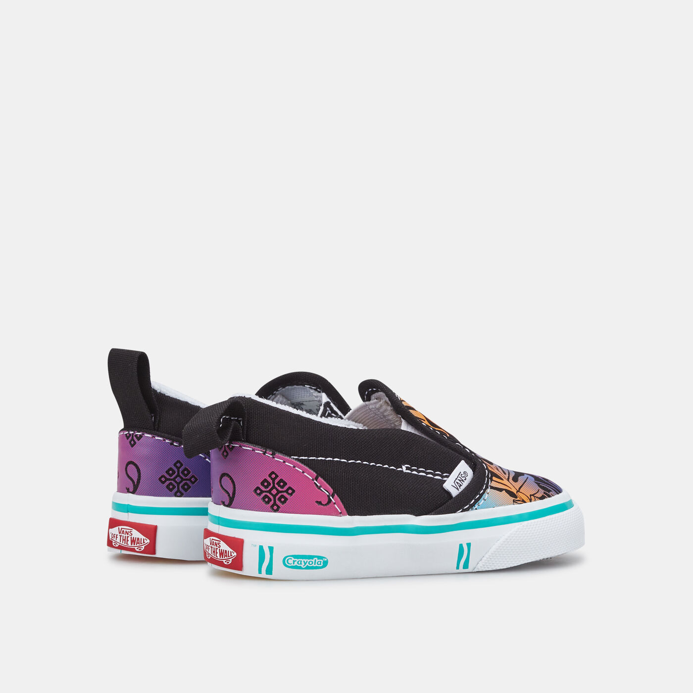 Kids' x Crayola Classic Slip-On Velcro Unisex Shoe (Baby And Toddler)