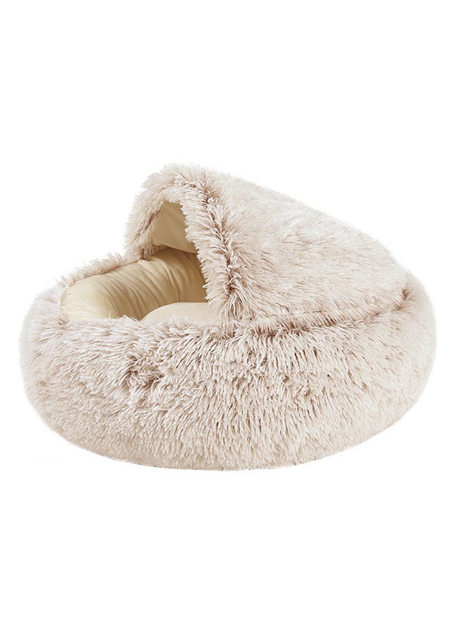 Cat Bed for Deep Sleep  Plush and Warm  Cat Cave Comfortable and Supportive  Easy to Clean  Non-slip Bottom  Suitable for Small and Medium-sized Pets