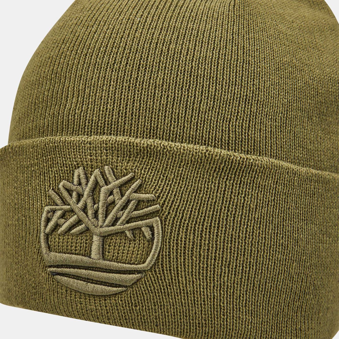 Men's Tonal 3D Embroidery Beanie