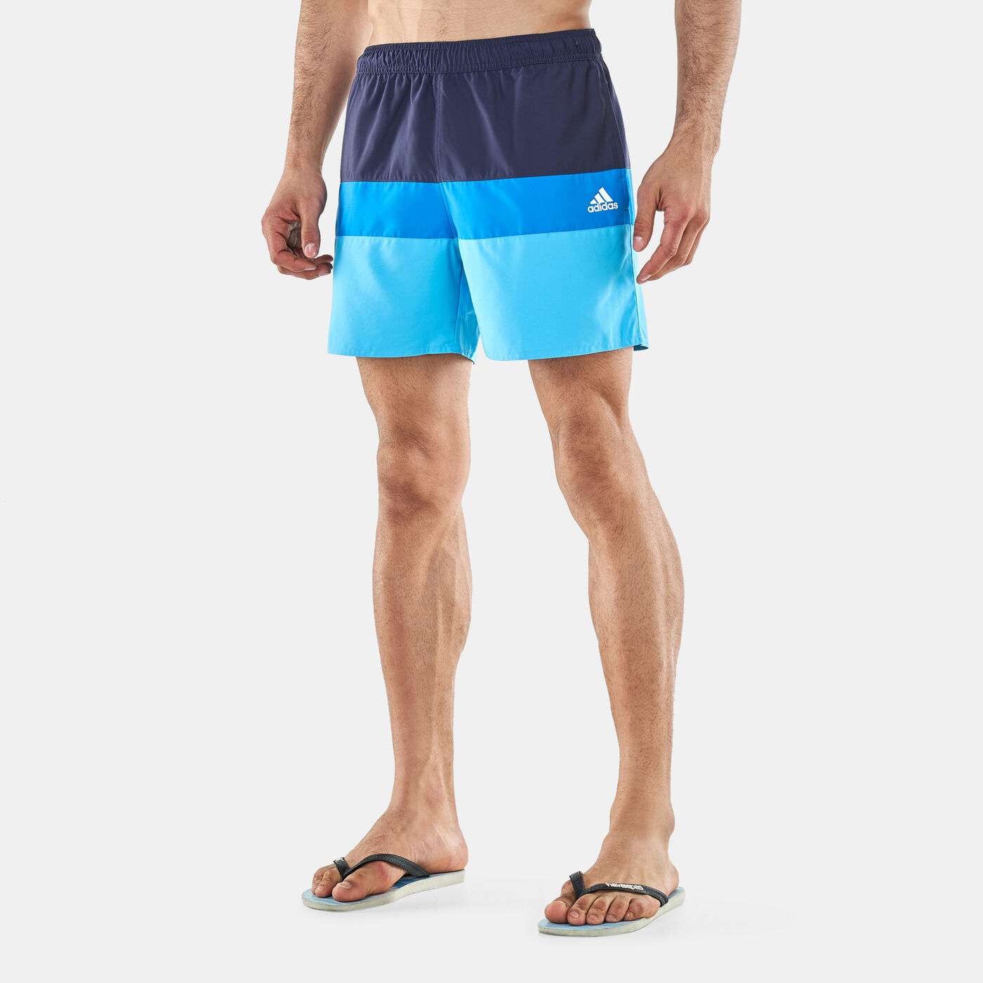 Men's Short-Length Colourblock Swimming Shorts