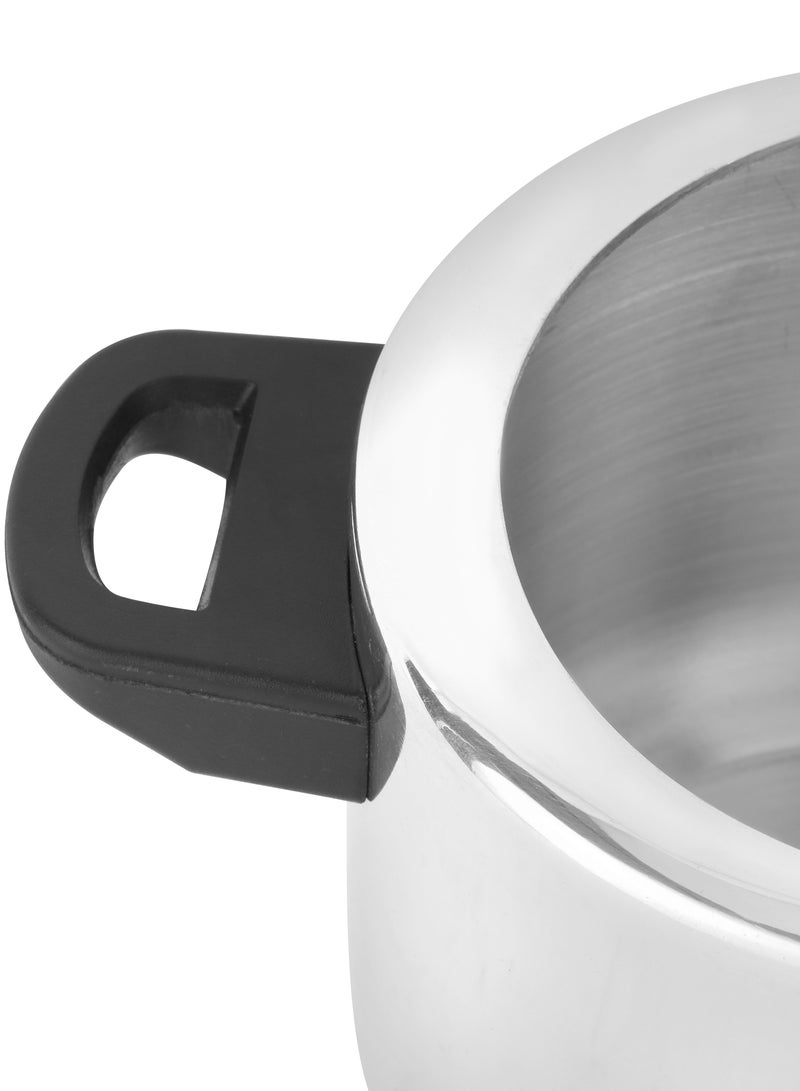 3Liters Delcasa 3 Liter Aluminum Pressure Cooker Inner Lid Silver