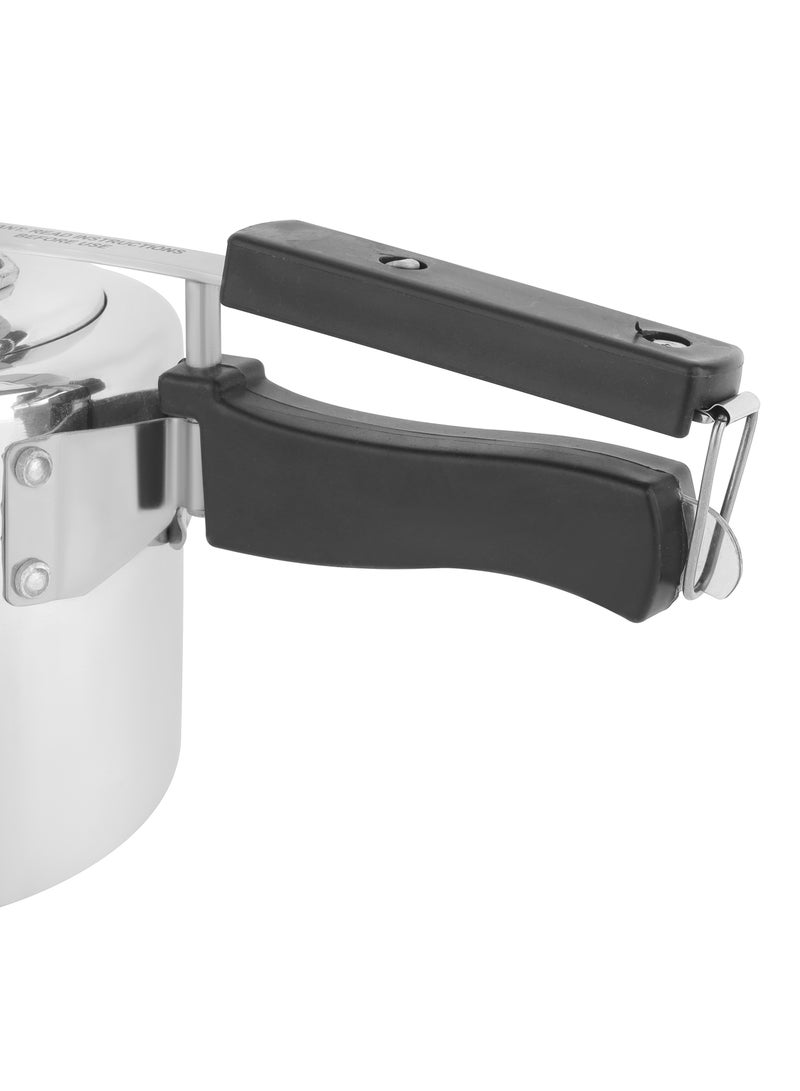 3Liters Delcasa 3 Liter Aluminum Pressure Cooker Inner Lid Silver
