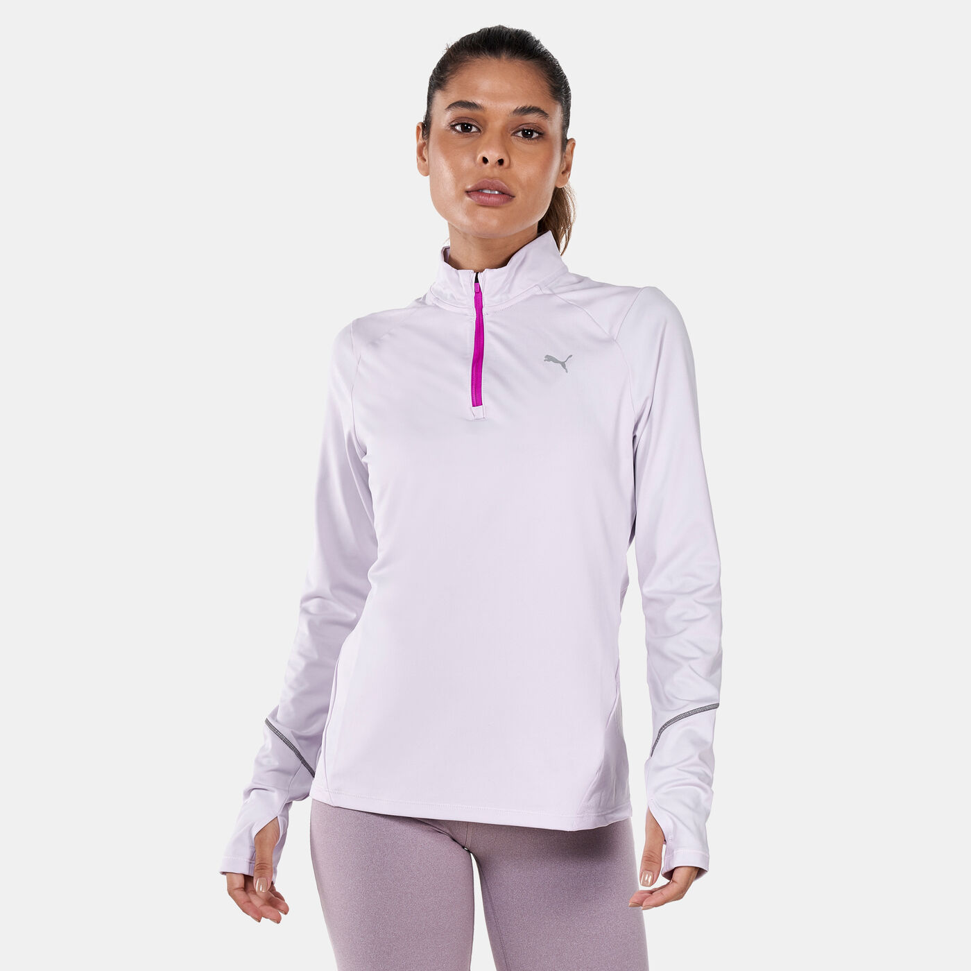 Women's Run 5K Knit Half-Zip Jacket