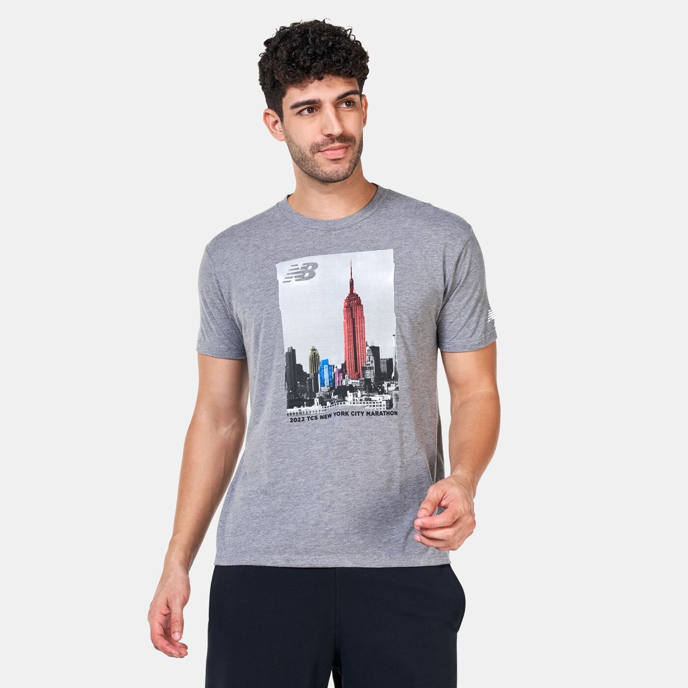 Men's NYC Marathon Empire Skyline Graphic T-Shirt