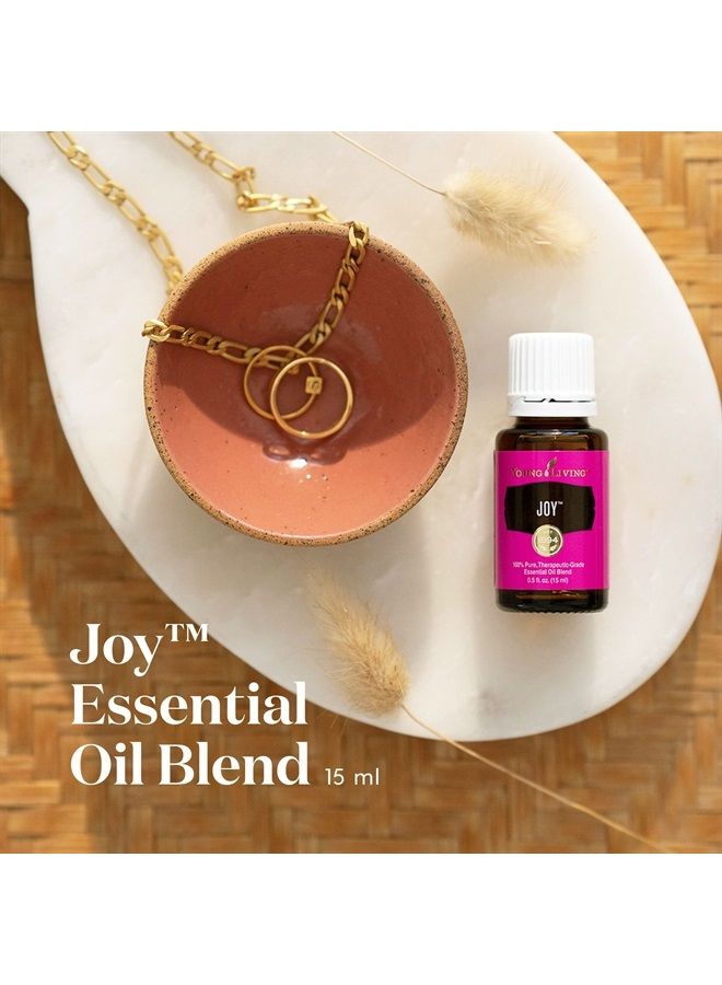 Joy Essential Oil 15ml - Uplifting Aromatherapy - Promote Happiness, Bliss, and Positive Energy - Topical & Aromatic - Enhance Your Mood and Well-Being