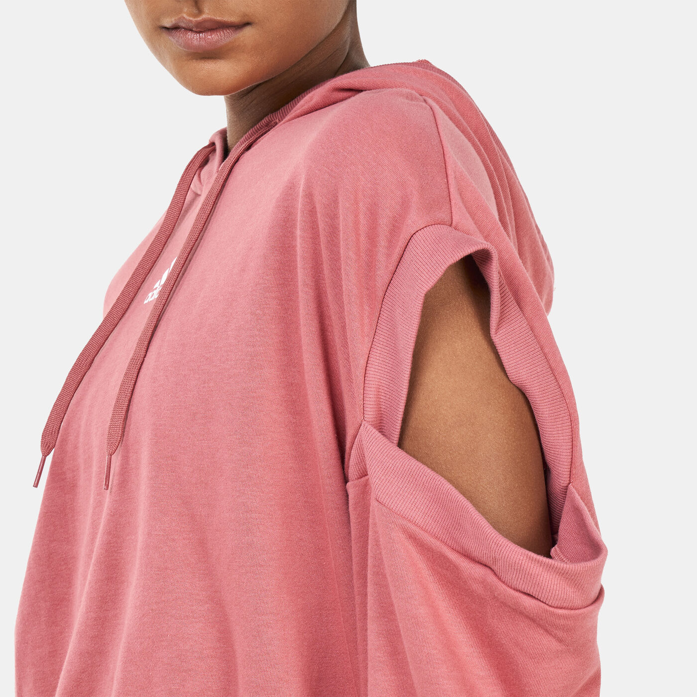 Women's Hyperglam 3-Stripes with Cutout Detail Hoodie