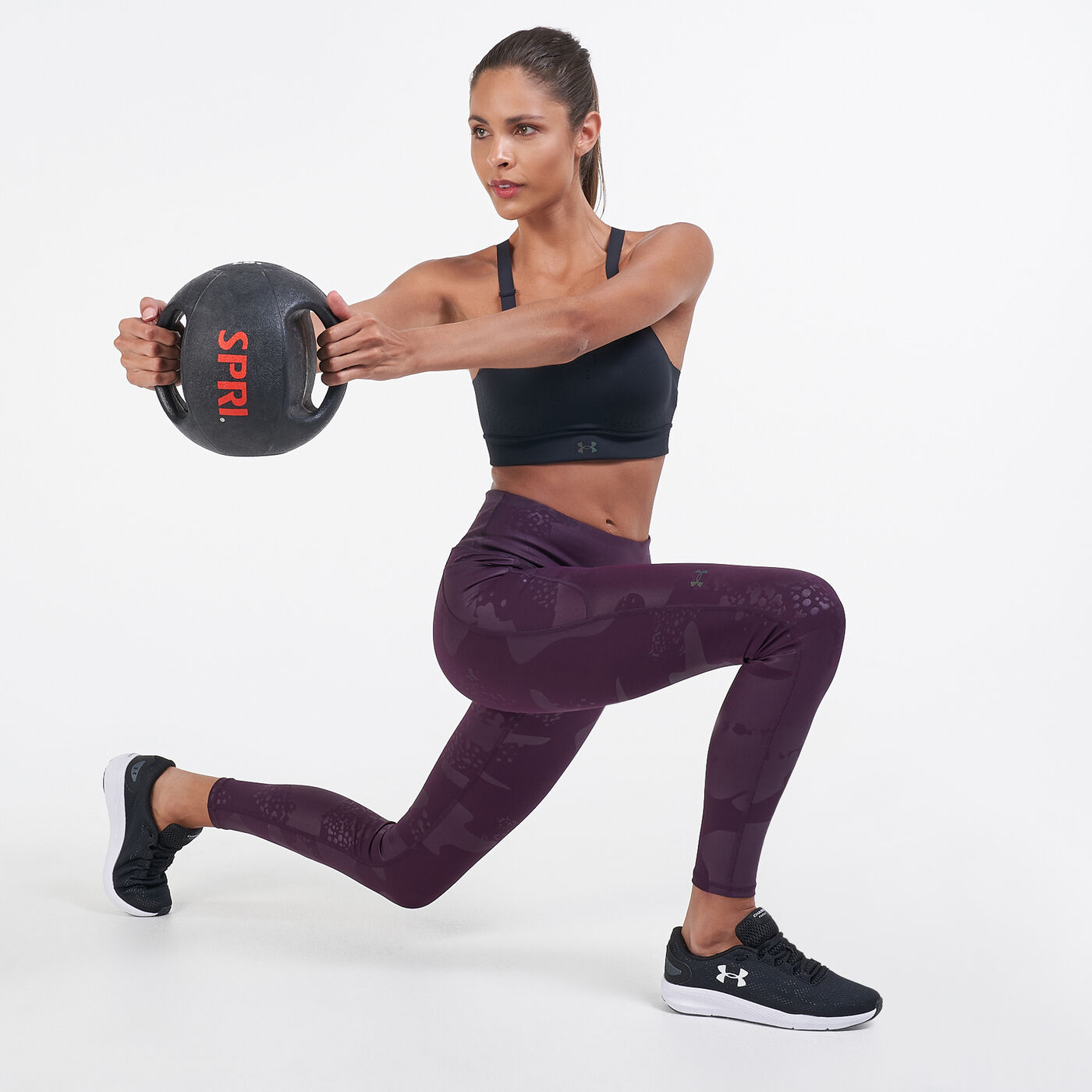 Women's RUSH™ No-Slip Waistband Tonal Leggings