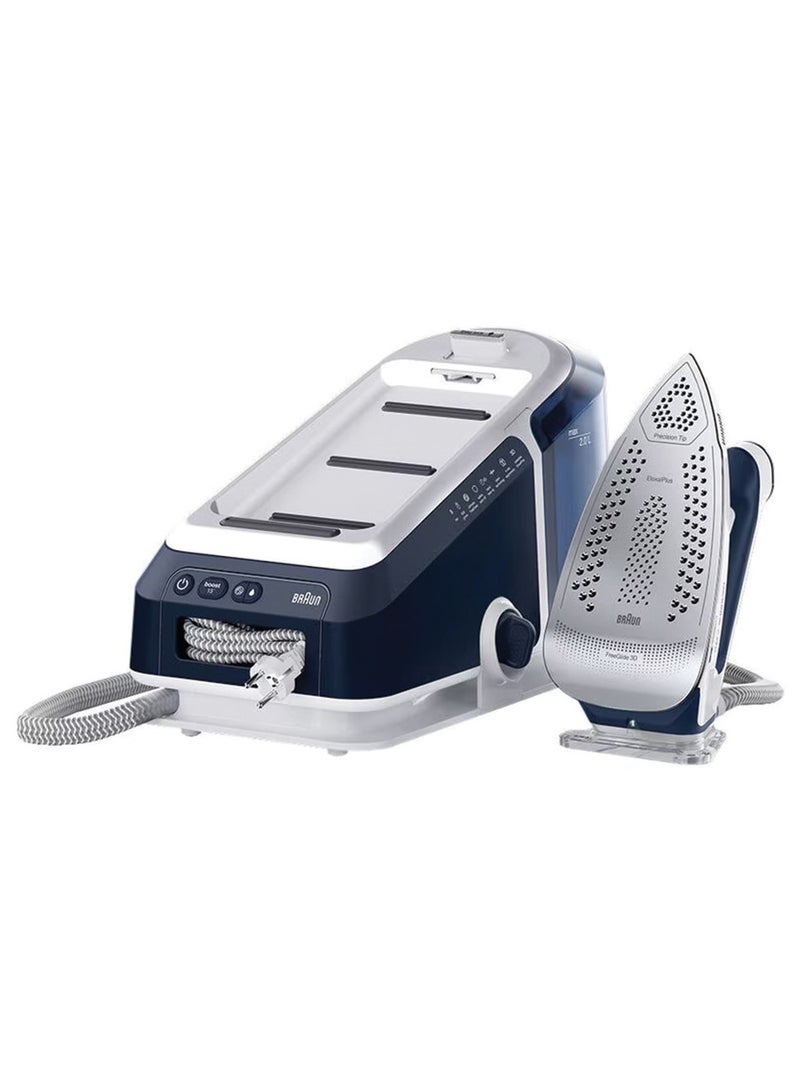 CareStyle 7 Pro Steam Generator Iron, 2 ltr tank, iCare mode, Eloxal Plus, Turbo mode, 8 BarPump Pressure 2 L 2700 W IS 7282 Blue