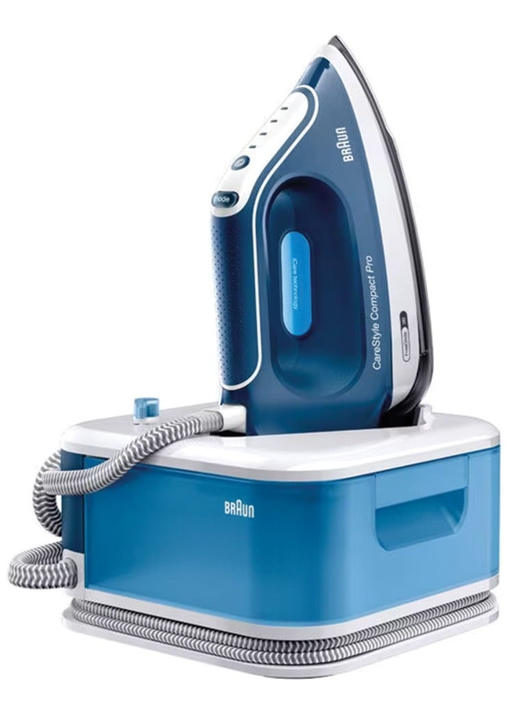 CareStyle Compact Pro Steam Generator, 1.5 ltr Tank, Smart iCare, Turbo mode, Auto Off, 6.5 barpump pressure 1.5 L 2400 W IS 2565 Blue