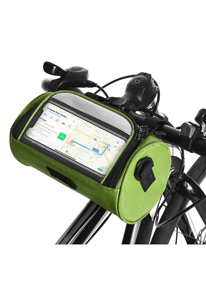 Bike Handlebar Bag Bicycle Front Frame Storage Bag Mobile Phone Mount Bag