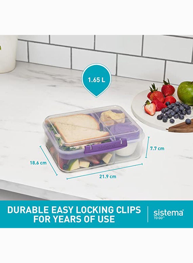 Sistema 1.65 Liter Bento Lunch To Go Teal