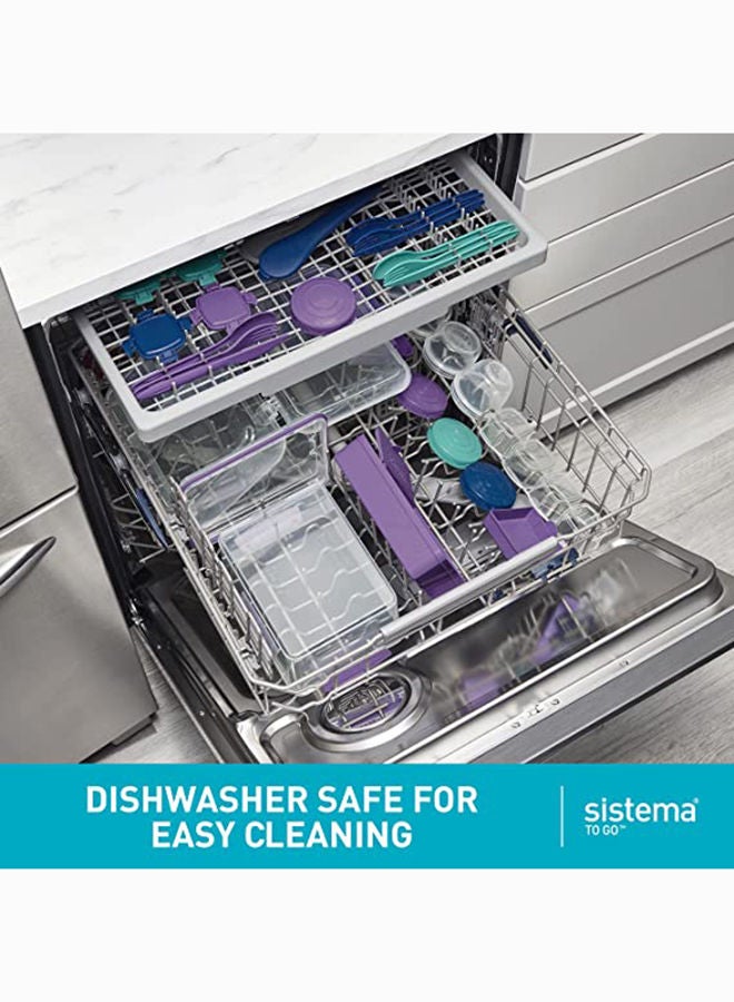 Sistema 1.65 Liter Bento Lunch To Go Teal