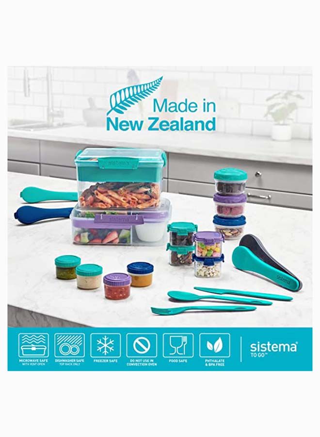 Sistema 1.65 Liter Bento Lunch To Go Teal