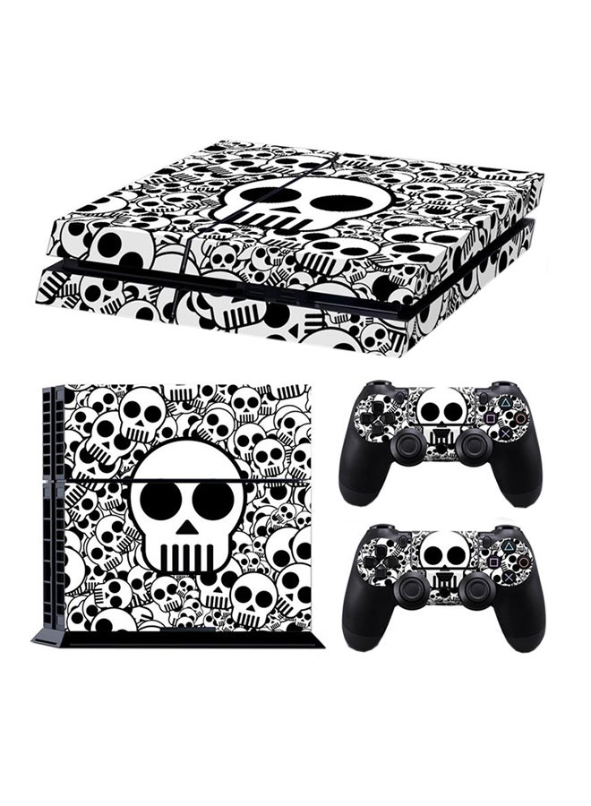 Skull Decal Console Cover For PS4