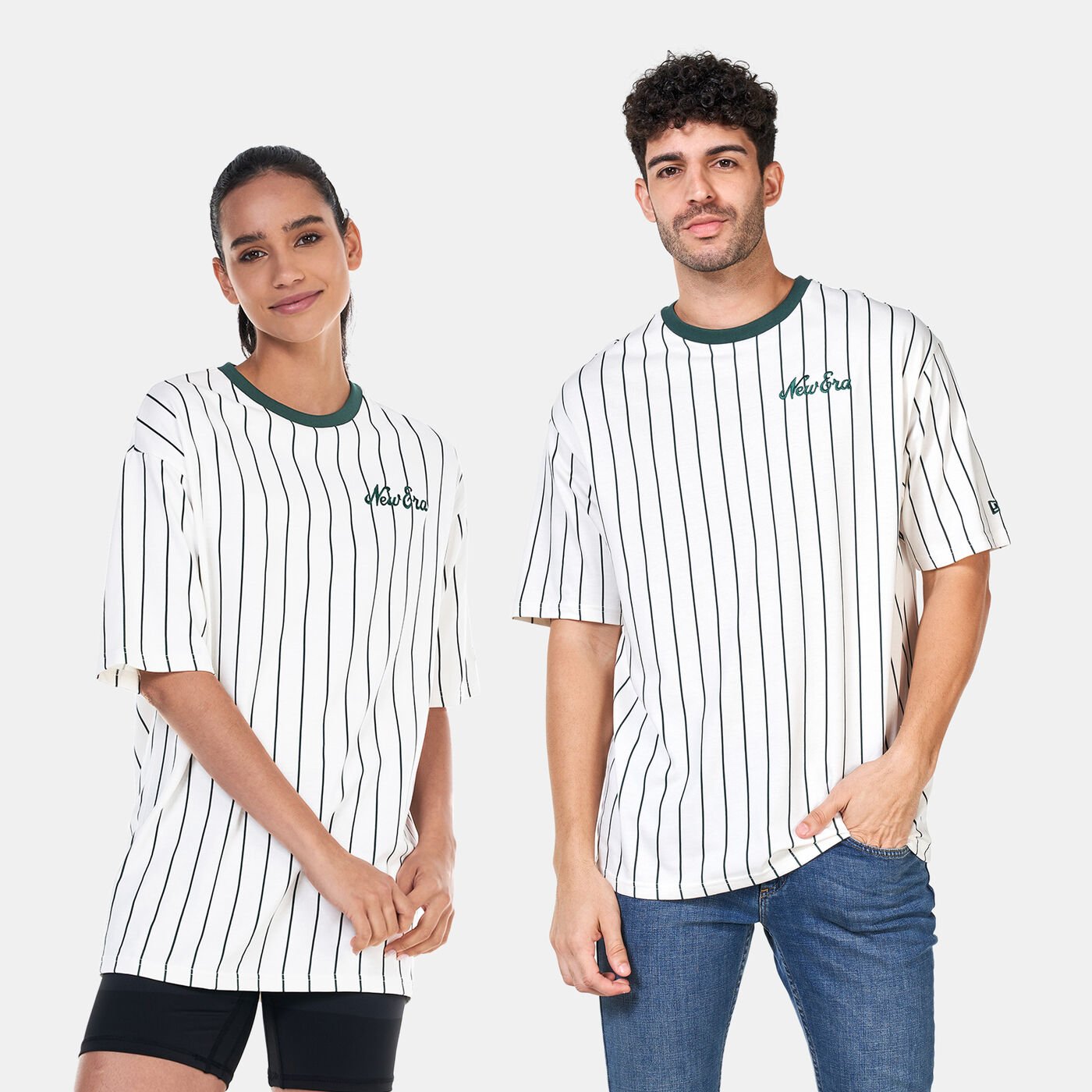 New Era Heritage Pinstripe T-Shirt