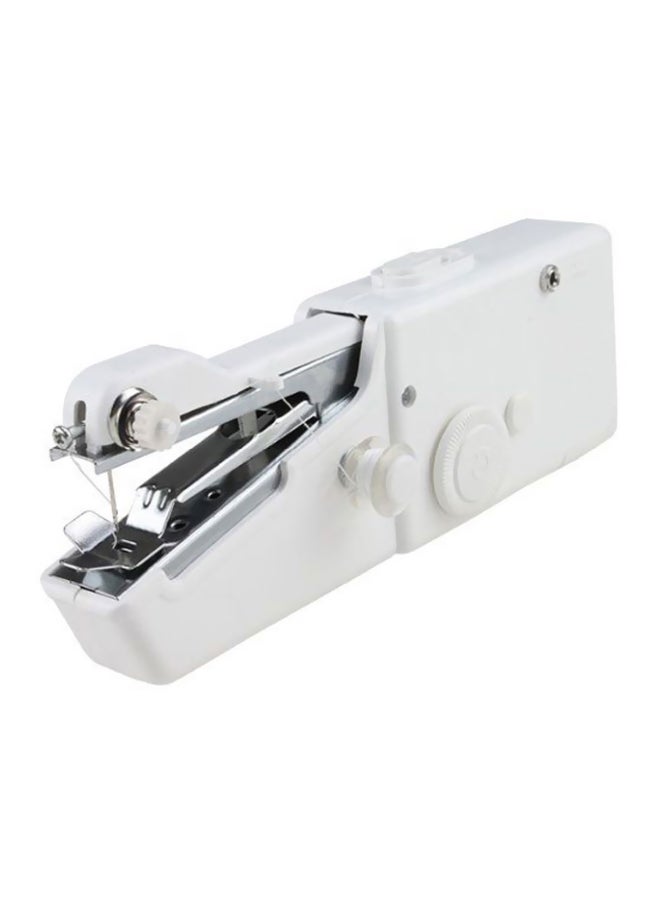 Handheld Stitch Sewing Machine White/Silver 21x6.5x3.5centimeter White/Silver 21x6.5x3.5cm