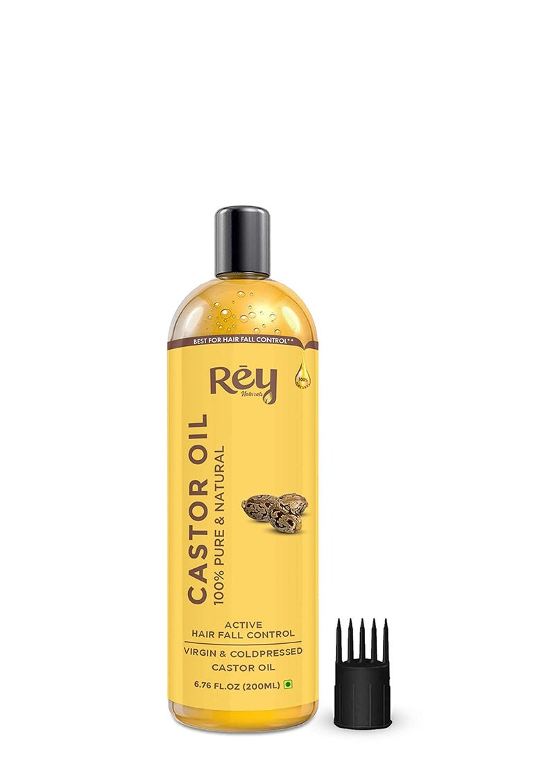 Rey Naturals Castor Oil 200Ml and Redensyl Hair Serum 60Ml