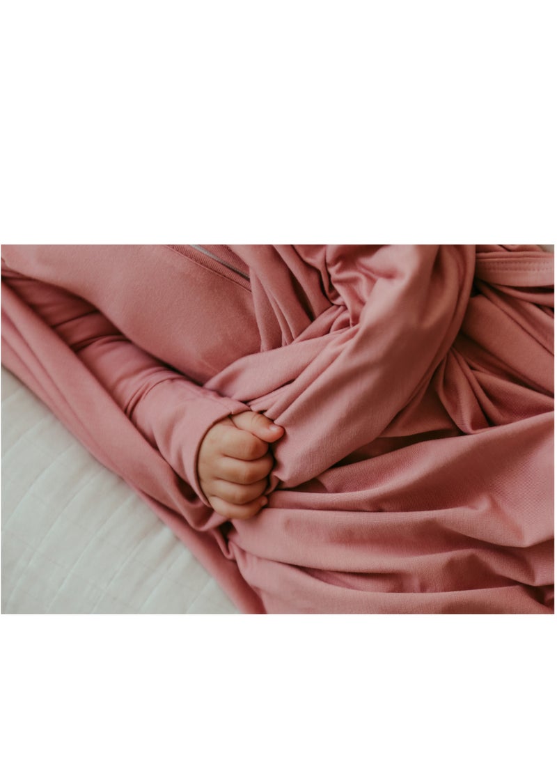 Organic Headband & Swaddle Set Bamboo Spandex Lilac