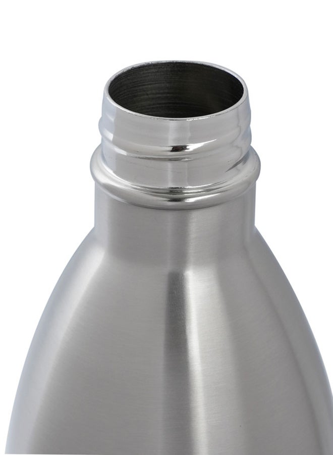 500ML Flask Bottle  Hot And Cold Beverages  Stainless Steel Body with Double Wall Insulation  Unbreakable and Easy to Clean Bottles for Daily Use  Portable Friendly Silver 0.5Liters SVB-502 Silver/Black 0.5Liters