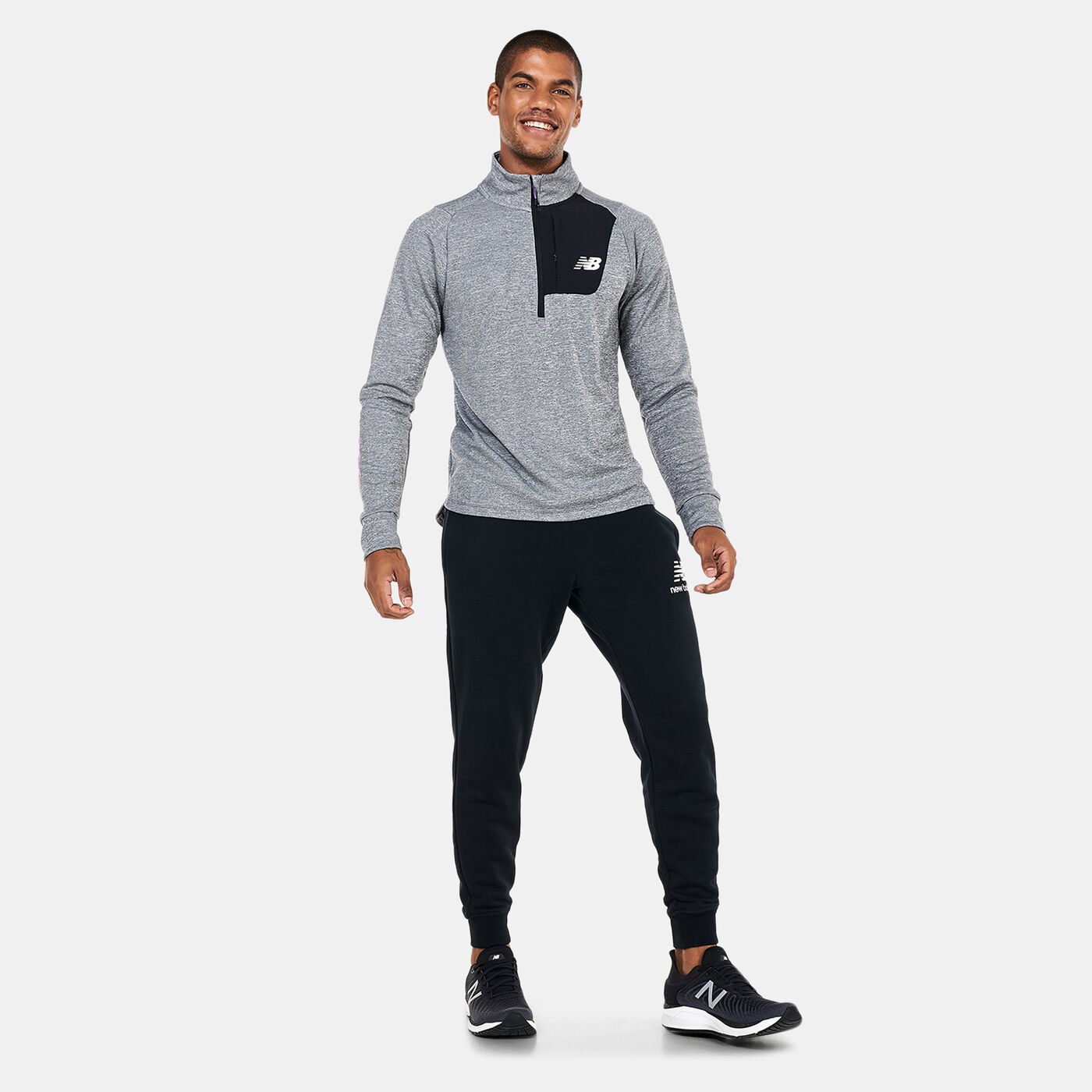 Men's Impact Run All-Terrain Running Half-Zip Top