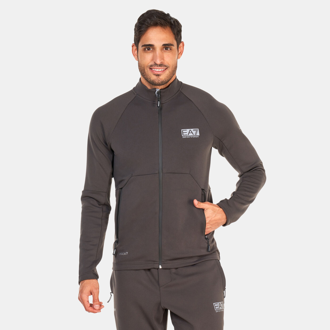 Men's Graphic Vigor7 Full-Zip Jacket